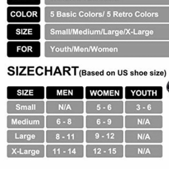 2 pairs NWT Weierya unisex ski socks, size S . L. XL. - Picture 11 of 11